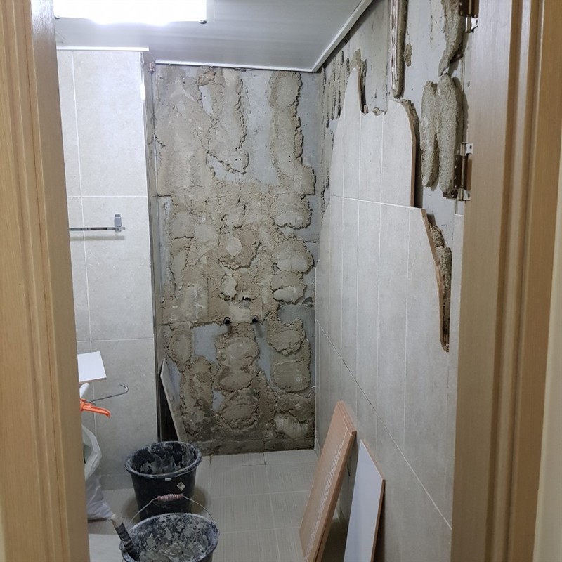 세종 조치원 빌라 욕실 벽타일 보수 들뜬 타일 철거